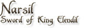 Title Narsil Sword of King Elendil