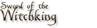 Lord of the Rings Sword of the Witchking title