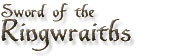 Lord of the Rings Sword of the Ringwraiths title