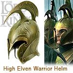 Veiw High Elven war helm Limited Edition from Lord of the Rings Return of the King