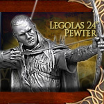 Legolas pewter statue specifications and detail information