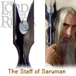view UC1385BKNB Staff of Saruman prop replica from Lord of the Rings