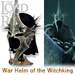 Veiw Helm of the Witchking from Lord of the Rings Return of the King