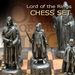 view Lord of the Ring Chess Set