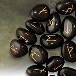Viking Rune Stone Set & Pouch NW0709