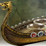 Viking Longship candle holder PT 6605