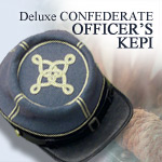Deluxe Confederate Officers Kepi