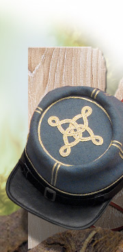 Deluxe Confederate Officers Kepi