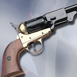 Denix Model 1083L Civil War Replica Griswold & Gunnison Brass Frame Confederate Pistol Non-Firing Gun