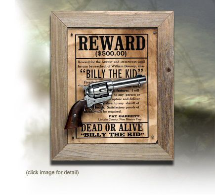 Historic Boxed Pistol Sets - Wanted Billy the Kid