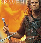 Mel Gibson in the movie Braveheart