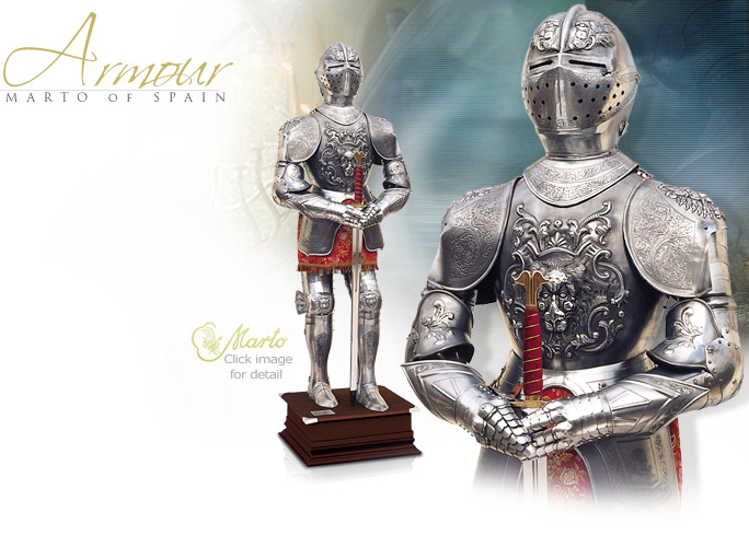 NobleWares Image of 902 Suit of Armour by Marto Martespa of Toledo Spain