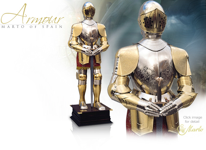 NobleWares Image of 904 Suit of Armour by Marto Martespa of Toledo Spain