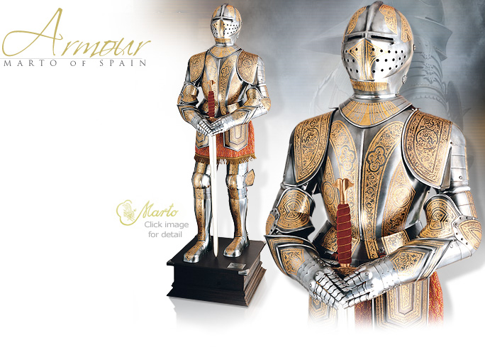 NobleWares Image of 909 Suit of Armour by Marto Martespa of Toledo Spain