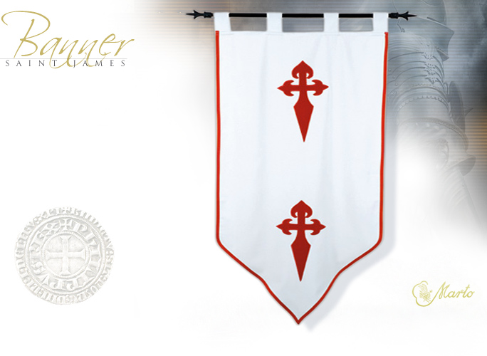 NobleWares Image of Banner of Knights Order of Saint James of the Sword MF1530 and MF1530.1 by Marto of Spain