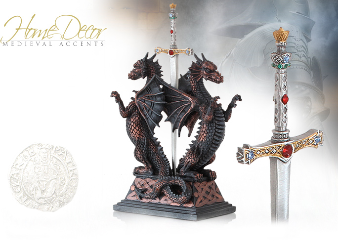 NobleWares Image of Double Dragon Letter Opener 6801 by YTC Summit
