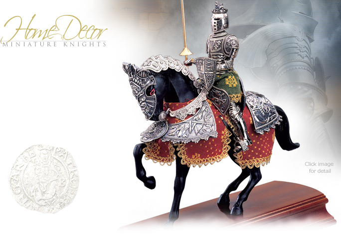 NobleWares Image of Valiant Prince Mounted Knight 5601 Art Gladius of Spain