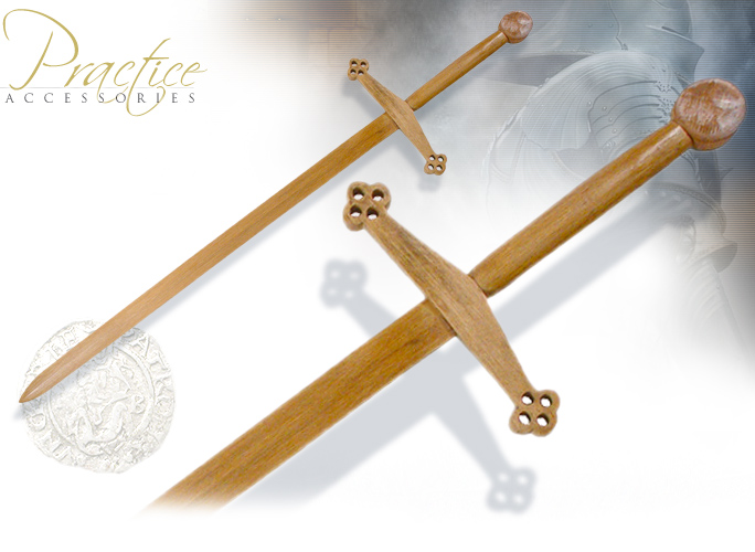 NobleWares Image of Medieval Wooden Practice Sword "Highlander" M70030 Made in China