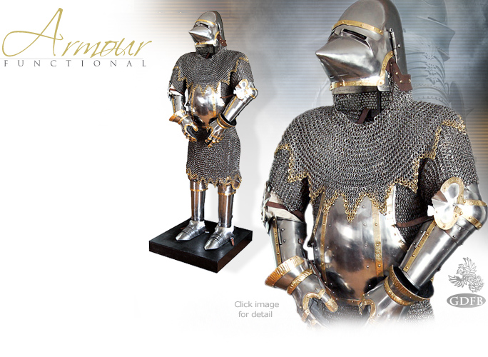 NobleWares Image of Churburg Wearable Suit of Armour AB0072 by GDFB