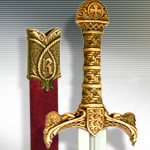 View 4157N Gold Dagger of Richard the Lionheart by Denix