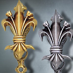 view FLEUR DE LYS DISPLAY HANGERS