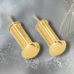 brass floating post hanger set short