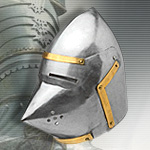 MEDIEVAL PIGFACE HELM 35-11