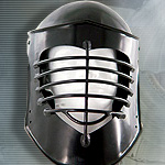 HINGED FACEPLATE COMBAT HELM