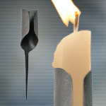 Hand Forged Medieval Candle Spike PA7895