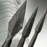Hand Forged Medieval Long Point PA7874, Short Point PA7875, Arrow Heads and Spear Point PA7877