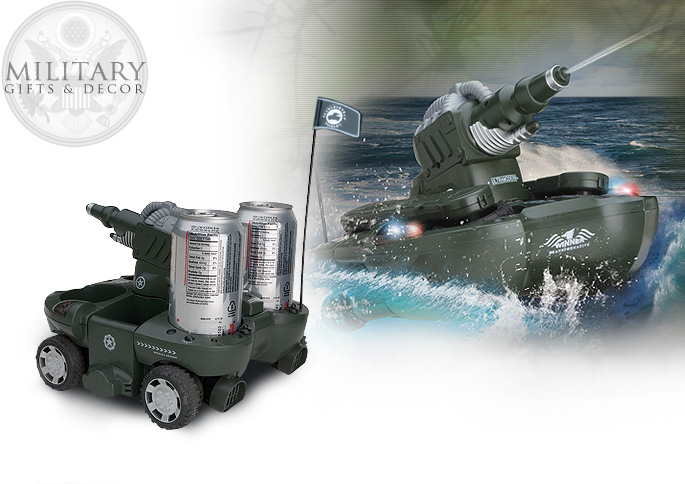 NobleWares Image of RC Amphibious Water Cannon Tank HV0003