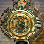 Colonel J. Fizziwigs Steampunk Wall Clock 8508 by Pacific Trading