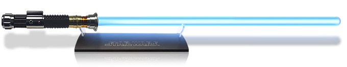 Officially Licensed Force FX Star Wars Obi Wan Kenobi Light Saber SW209 By MASTER REPLICAS