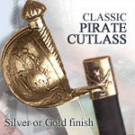 Classic Pirate Cutlass and Scabbard