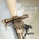 Pirates french flintlock dagger pistol