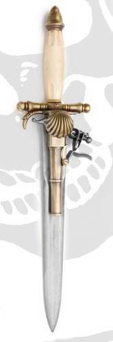 Pirates french flintlock dagger pistol