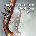 Pirates Flintlock Blunderbuss Pistol