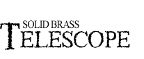Pirate solid brass telescope