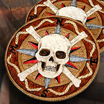 PIRATE SKULL COASTER SET