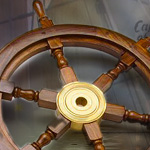 24 wooden ship's wheel