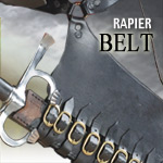 Genuine leather Rapier Belt