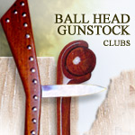 Revolutionary War Tomahawk ball head and gunstock club