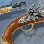 Colonial Lewis & Clark non-firing replica Flintlock Pistol model 1011 by Denix of Spain