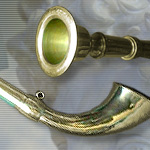 AH3540T Roman Brass Horns by Deepeeka