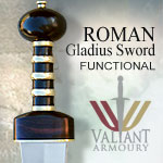 Battle Ready Roman Sword 54-105 by Valiant Armoury