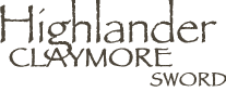 Highlander Claymore Sword