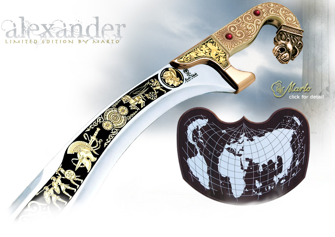 obleWares Image of Alexander the Great Sword Limited Edition A0200 by Marto of Spain