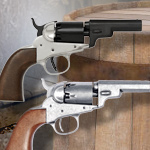 COLT 1849 Pocket Pistol 1259NQ Blued, and 1259G Gray finish by Denix