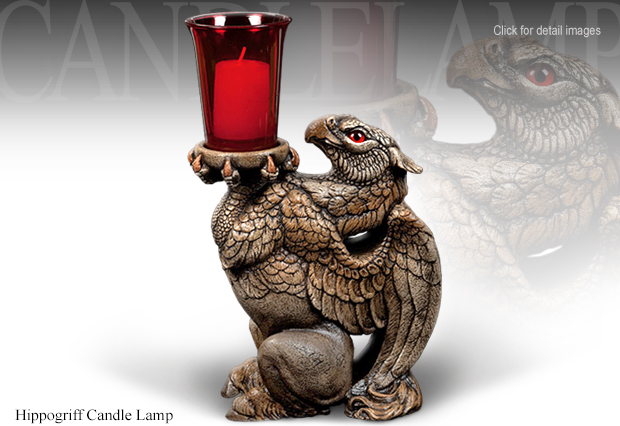 Windstone Editions Hippogriff Candle Lamp 2026 by M. Pea