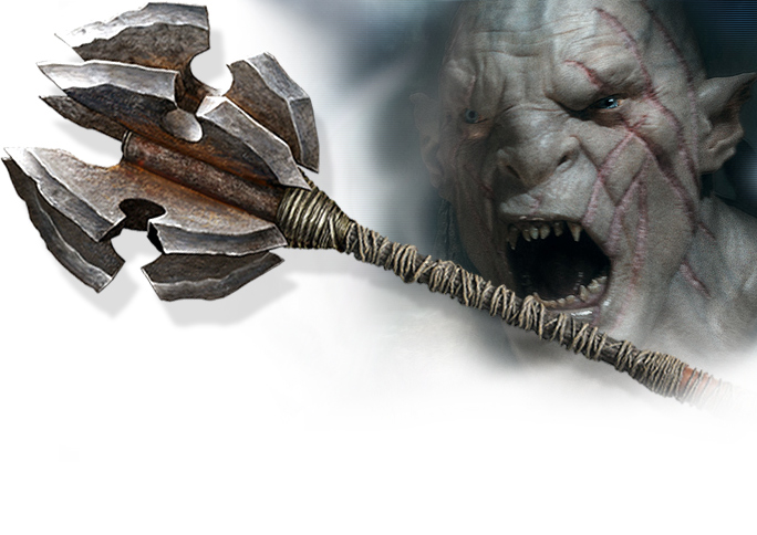 NobleWares Image of Officially Licensed prop replica from the Hobbit UC3015 Mace of Azog the Defiler by United Cutlery